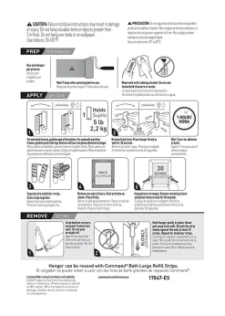 Command Sticky Nail Sawtooth Hanger, 1 Hook, 2 Large, 4 Mini White Adhesive Strips, Damage Free Hanging Picture Hangers, No Tools Wall Hanging Strips