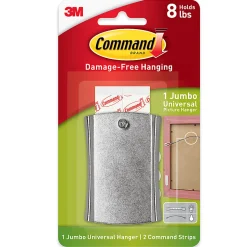 Command Universal Frame Hangers, 1 Command Hanger, 4 Command Strips