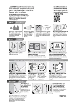 Command X-Large (20lb) Picture Hanging Strips, White, 8 Pairs (16 strips), 172178ES