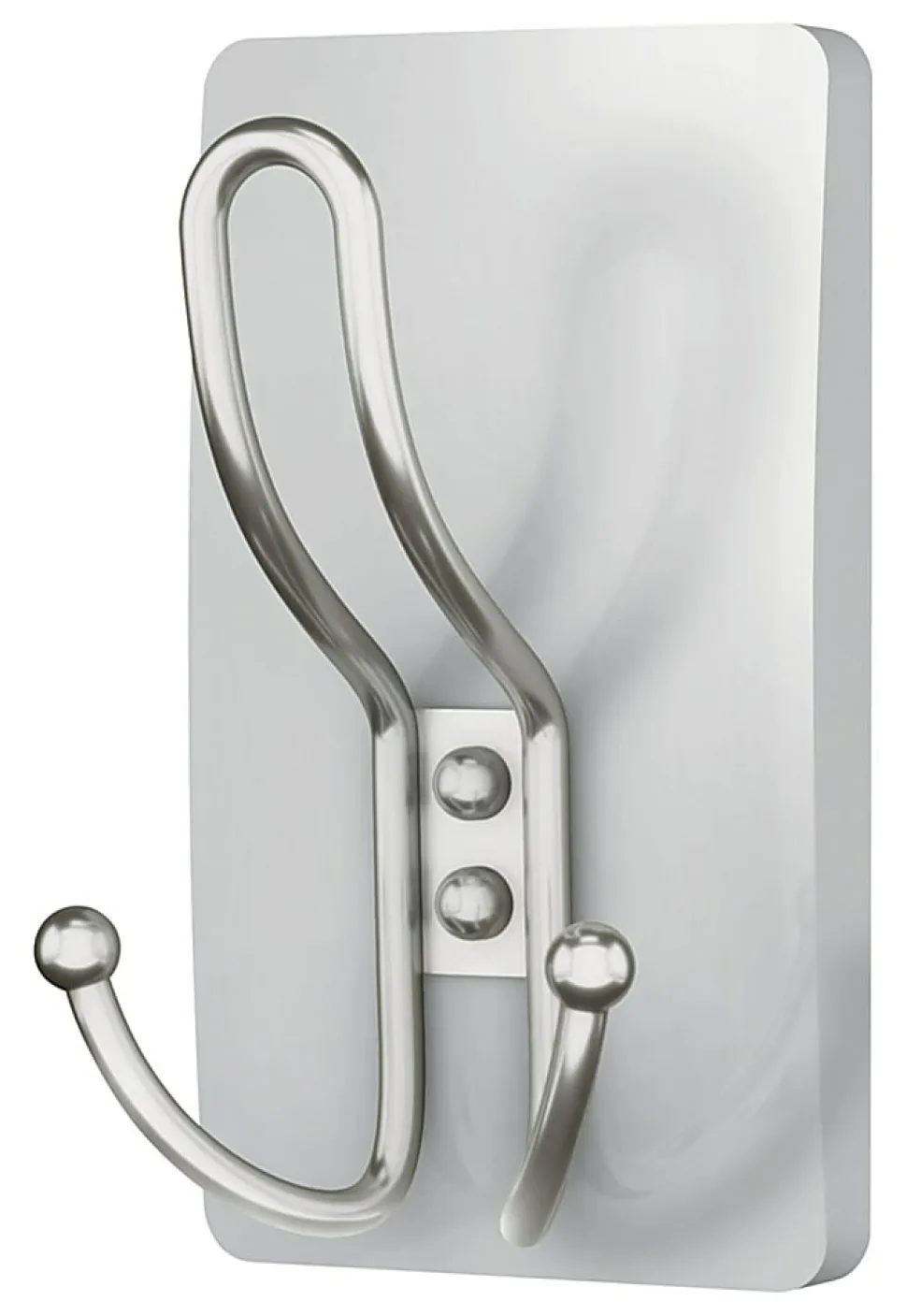 Command™ X-Large Satin Nickel Triple Hook, 1 Command Hook, 3 Command Strips, Damage Free Hanging Picture Hangers, No Tools Wall Hanging Strips