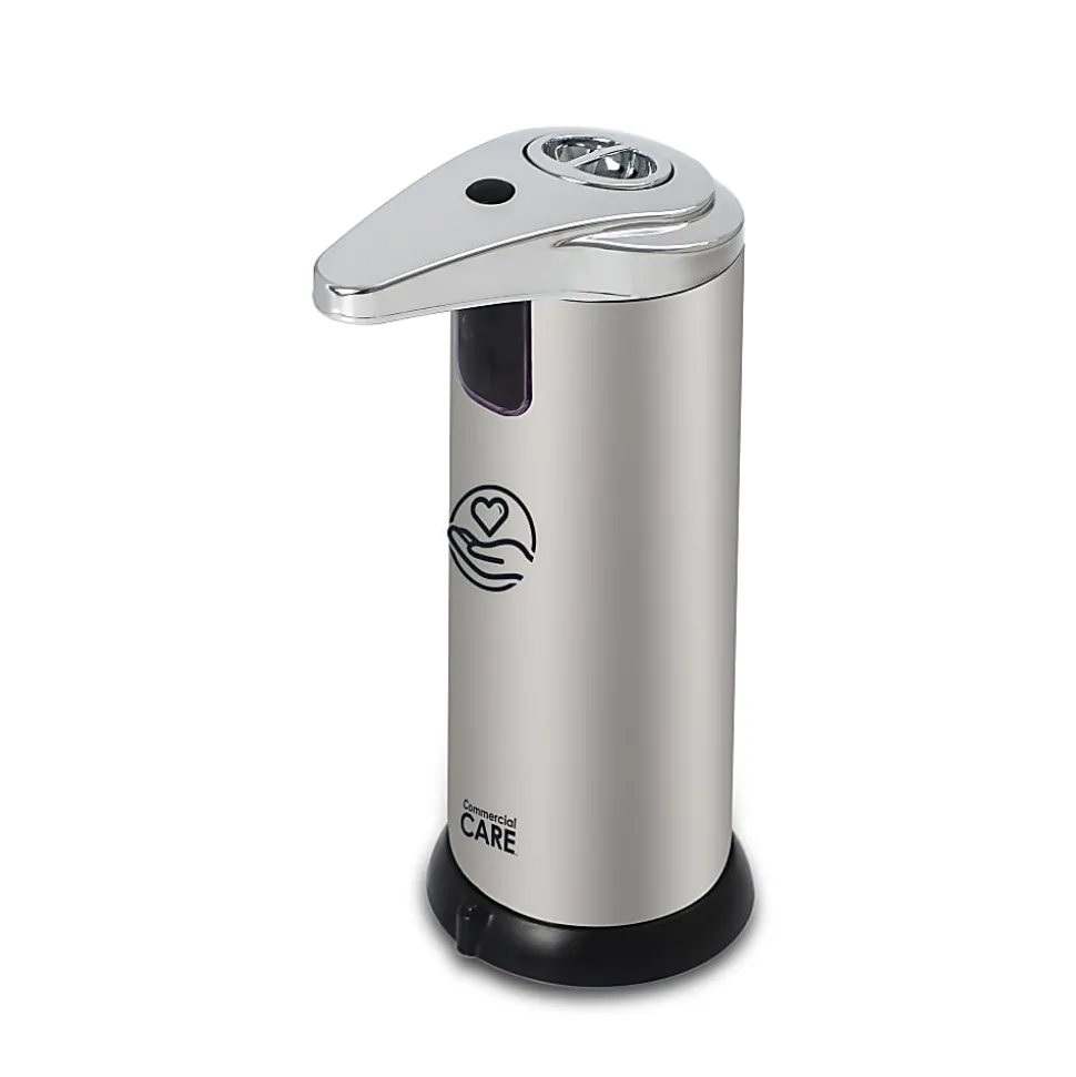 Commercial Care Touchless Soap Dispenser, 7-7/16"H x 4-5/16"W x 3"D, Silver