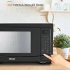 Commercial Chef 1.6 Cu. Ft. Countertop Microwave Oven, Black
