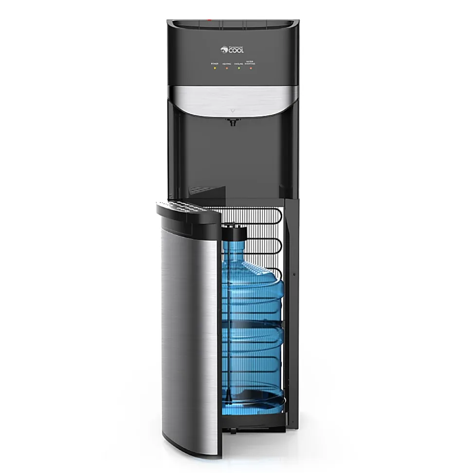 Commercial Cool CCBL01 Bottom-Loading Water Cooler, 5 Gallons, Black