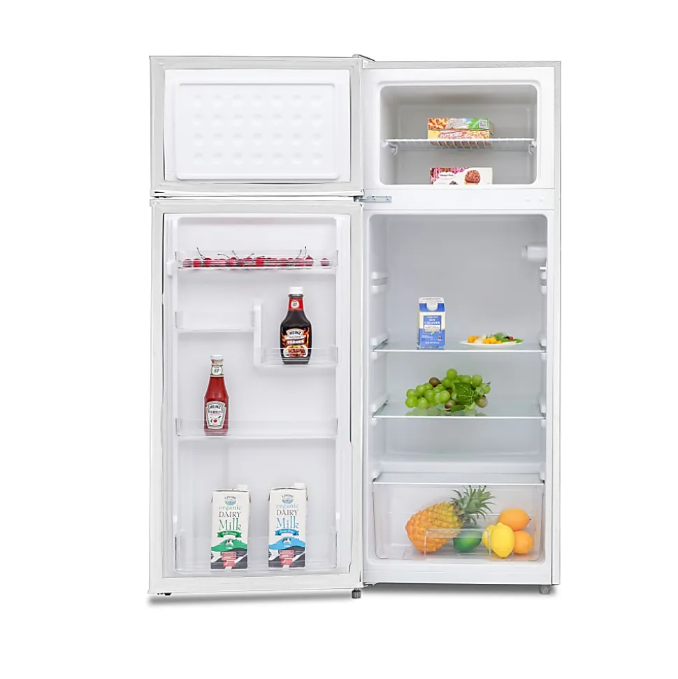 Commercial Cool 7.7 Cu. Ft. Freezer And Top Mount Fridge, White