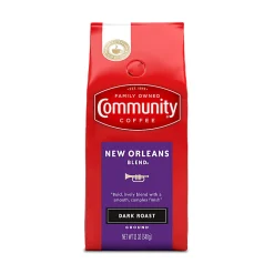 Community Coffee Arabica Ground Coffee, New Orleans Blend, 12 Oz Per Bag, Carton Of 6 Bags