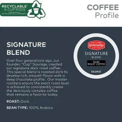Community Coffee Keurig® Single Serve K-Cup® Pods, Signature Blend, Dark Roast, Box Of 24 Pods