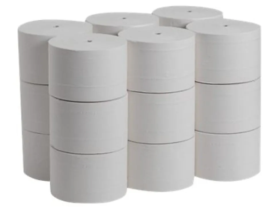 Compact® by GP PRO 2 Ply Coreless Toilet Paper, 4x3.85, 100% Recycled, White, 1500 Sheets, 18 Rolls per Case