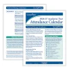 ComplyRight® 2026-2027 Academic Attendance Calendar, 8 1/2" x 11", Pack Of 50