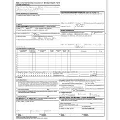 ComplyRight® ADA Dental Claim Forms (2024 Version), Laser, 8-1/2" x 11", Box Of 1,000 Forms