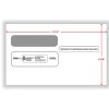 ComplyRight® Double-Window Envelopes For W-2 Tax Forms, 5-5/8" x 9-1/4", Moisture-Seal, White, Pack Of 100 Envelopes