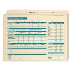 ComplyRight Expandable Confidential Personnel Pocket Files, 11 3/4