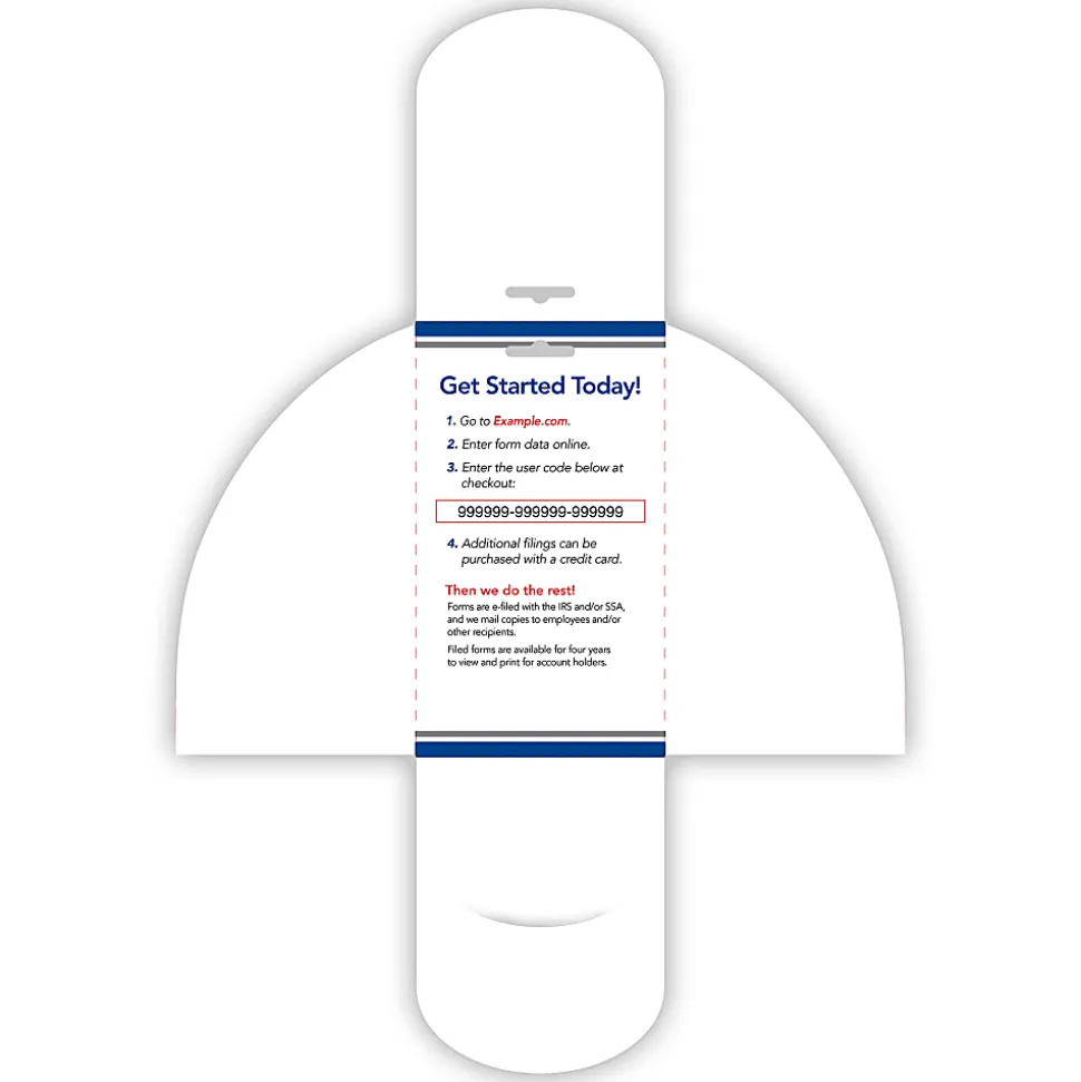 ComplyRight® FAST FILE Tax Filings For Small Business, W-2/1099, Card For 5 Tax Filings