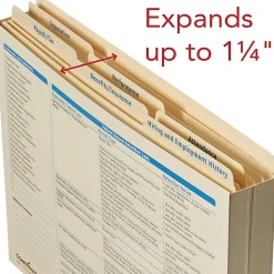 ComplyRight Folder Set for Employee Management for Attendance, Performance, Payroll, Benefits and History, 11 7/8" x 9 1/2", Pack of 25