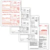 ComplyRight® 1099-INT Tax Forms Set, 4-Part, Copy A, B, State/File, State/File, 2-Up, 8-1/2" x 11", Pack Of 50 Forms