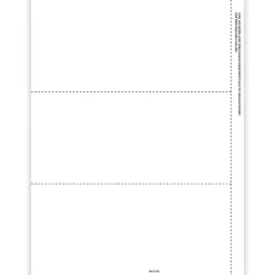 ComplyRight® 1099-NEC Blank Tax Form with Copy B Backer and Stub, 8-1/2" x 11", Pack of 150 Forms