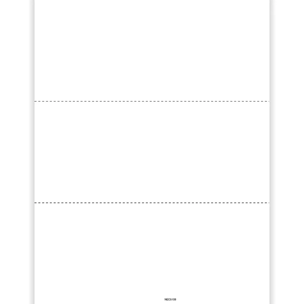 ComplyRight® 1099-NEC Blank Tax Forms, 3-Up, 8-1/2" x 11", Pack Of 150 Forms, NEC51085025