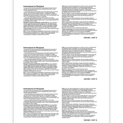 ComplyRight® 1099-NEC Blank Tax Form with Copy B Backer and Stub, 8-1/2" x 11", Pack of 1,500 Forms