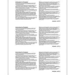 ComplyRight® 1099-NEC Tax Forms, Recipient Copy B, 3-Up, 8-1/2" x 11", Pack Of 1,500 Forms