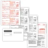 ComplyRight® 1099-NEC Tax Forms Set, 3-Part, 3-Up, Copies A/B/C, 8-1/2" x 11", with Envelopes, Pack Of 15