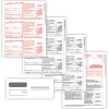 ComplyRight® 1099-NEC Tax Forms Set, 5-Part, 3-Up, Copies A/B/C, 8-1/2" x 11", with Envelopes, Pack Of 100