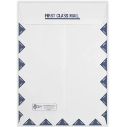 ComplyRight Right-Window Jumbo Envelopes For CMS-1500 Health Insurance Forms, NO Wording, Self-Seal, White, 9" x 12-1/2", Pack Of 500