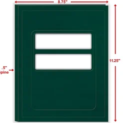 ComplyRight® Tax Presentation Folder, Double Windows, 1/2