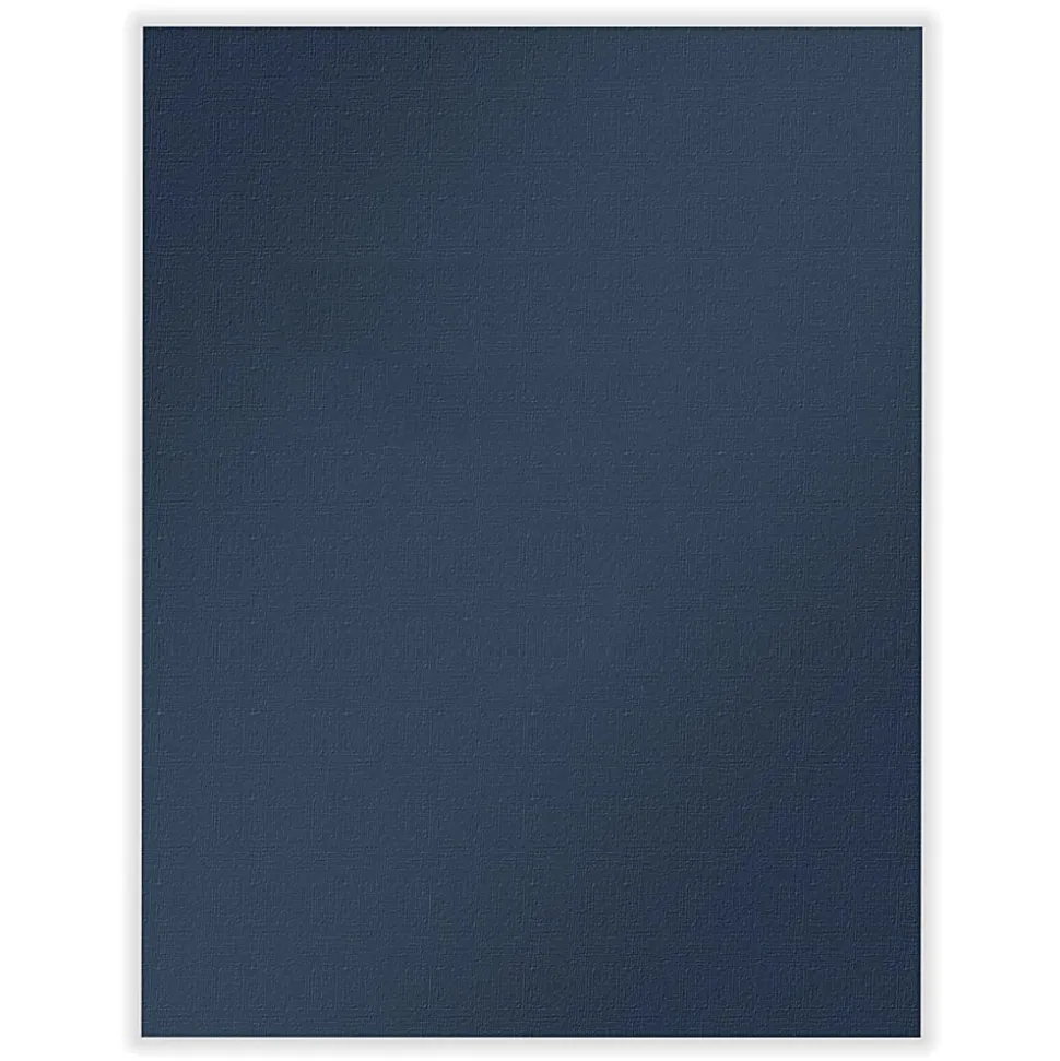ComplyRight® Tax Presentation Two Piece Report Covers, Navy Blue, 8-1/2" x 11", Pack of 50 Sets