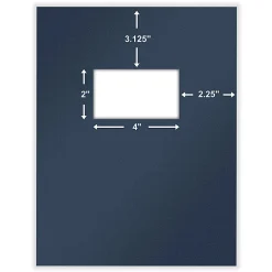 ComplyRight® Tax Presentation Two Piece Report Covers, Single Window, Navy Blue, 8-1/2" x 11", Pack of 50 Sets
