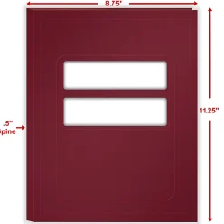 ComplyRight® Tax Presentation Folder, Double Windows, 1/2