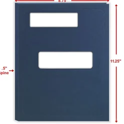 ComplyRight® Tax Presentation Folder, Double Offset Windows, 1/2