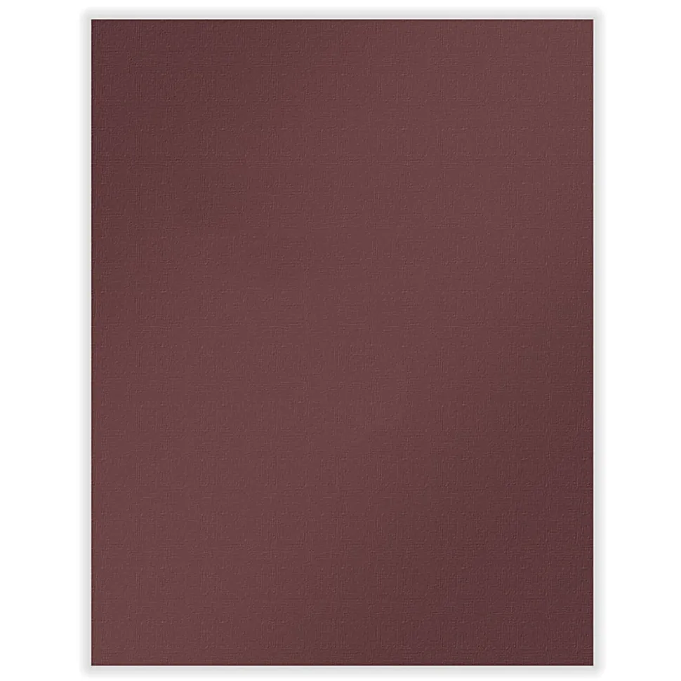 ComplyRight® Tax Presentation Two Piece Report Covers, Single Window, Burgundy, 8-1/2" x 11", Pack of 50 Sets