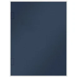 ComplyRight® Tax Presentation Folder, Report Cover, Spine, Side-Staples Tabs, Navy Blue, 8-5/8