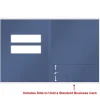 ComplyRight® Tax Presentation Folder, Double Windows, Midnight Blue, 8-3/4" x 11-1/4", Pack of 50