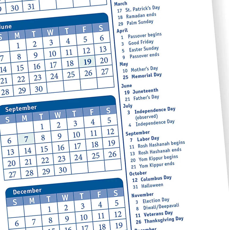 ComplyRight® 2026 Time Off Request And Approval Calendars, 8 1/2" x 11", Pack Of 50