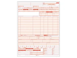 ComplyRight UB04 Hospital Claim Laser Cut Forms, 1-Part, Box Of 2,500