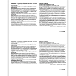 ComplyRight® W-2 Tax Forms, Employee’s IRS Federal Copy B, 2-Up, 8-1/2" x 11", Pack Of 100 Forms