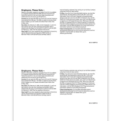 ComplyRight® W-2 Tax Forms, Employer’s Copy D and/or State, City Or Local Copy 2, 2-Up, 8-1/2" x 11", Pack Of 100 Forms