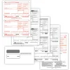 ComplyRight® W-2 Tax Forms Set, 4-Part, 2-Up, Copies A, B, C, D, 8-1/2" x 11", Pack Of 50 Forms And Envelopes