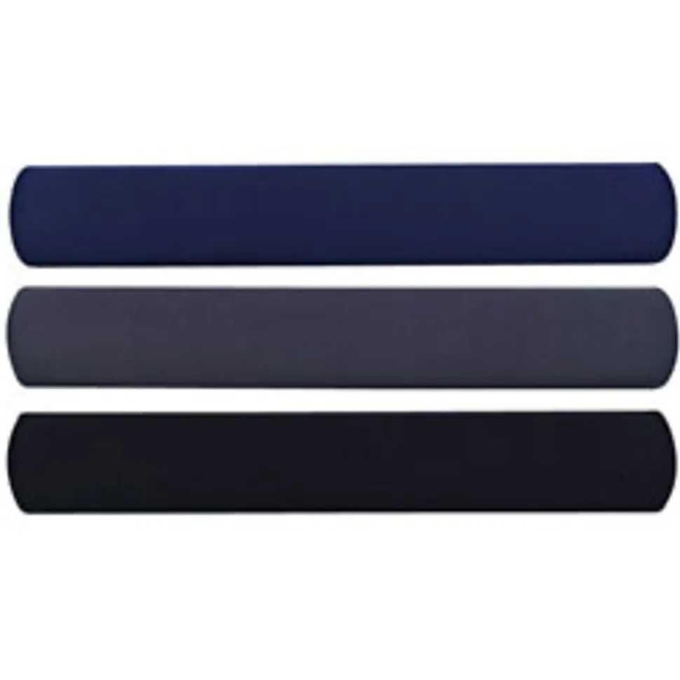 Compucessory Gel Keyboard Wrist Rest Pads, 19"H x 2.87"W x 0.75"D, Blue