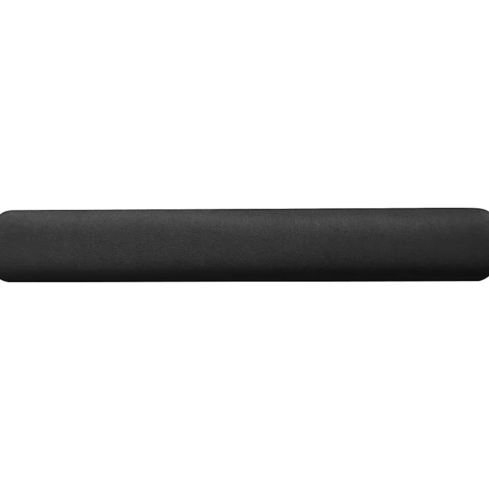 Compucessory Gel Keyboard Wrist Rest Pads, 19"H x 2.87"W x 0.75"D, Black