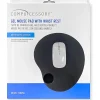 Compucessory Gel Mouse Pad, 9” x 10” x 1”, Black, CCS55151
