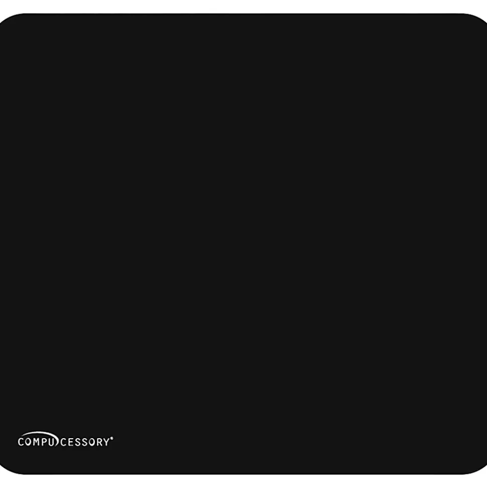 Compucessory Smooth Cloth Nonskid Mouse Pads, 23617