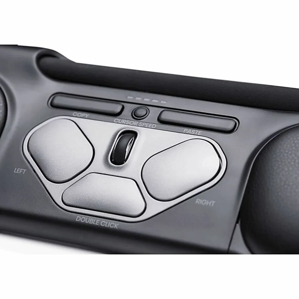 Contour Ergonomic Centred Mouse - Wired - Optical - Cable - Black - USB - 2400 dpi - Scroll Wheel - 7 Button(s) - RMPRO3