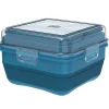 Cool Gear Expandable Lunch Box, 2-3/4”H x 6”W x 6”D, Rainstorm