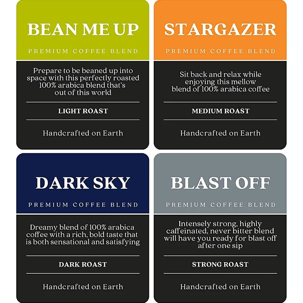 Copper Moon Single-Serve Coffee Pods for Keurig K-Cup Brewers, 4 Variety Discovery Pack, 20 Pods Each Blend, 80 Count