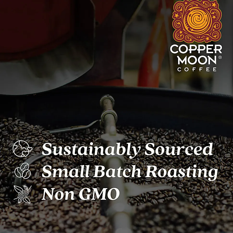 Copper Moon Single-Serve Coffee Pods for Keurig K-Cup Brewers, Medium Roast, Southern Pecan Blend, 72 Count