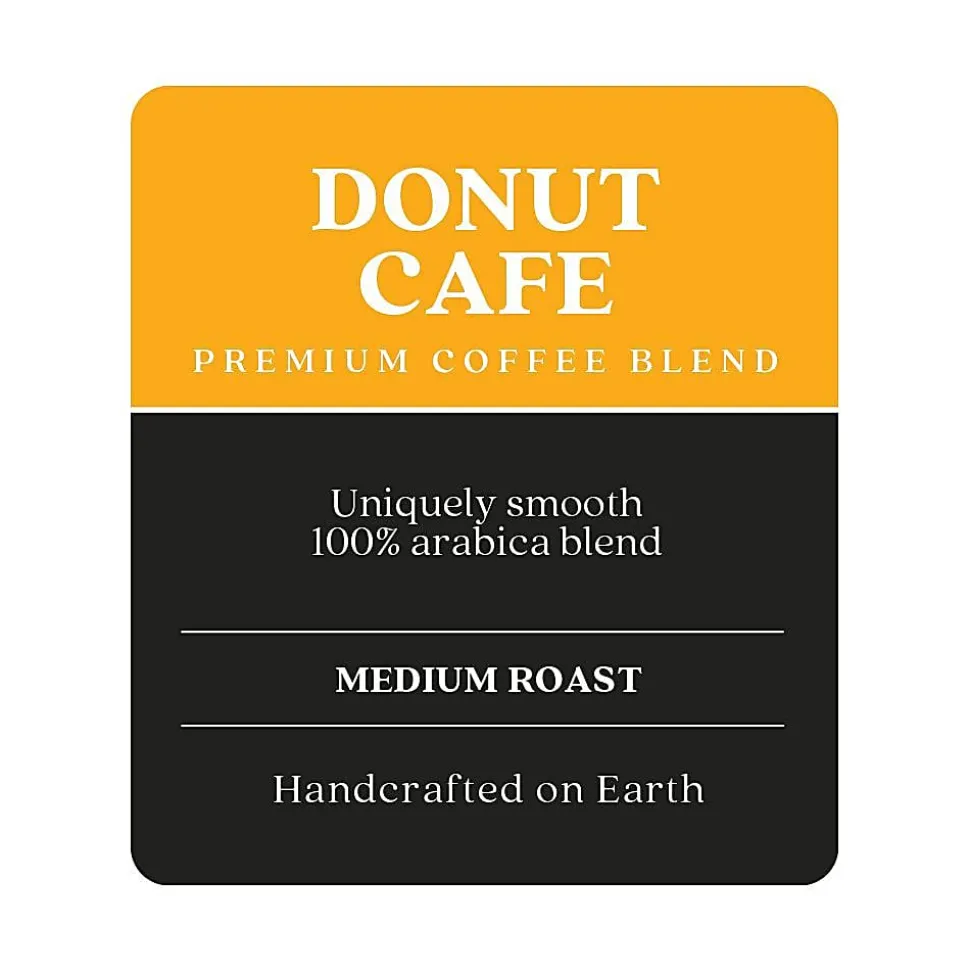 Copper Moon Single-Serve Coffee Pods for Keurig K-Cup Brewers, Medium Roast, Donut Café, 80 Count