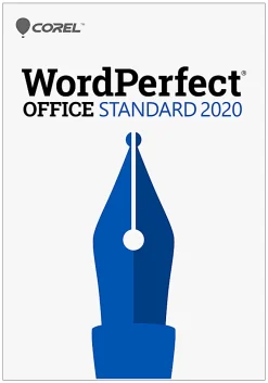 CorelĀ® WordPerfect Office Standard, 2020, DVD/Download