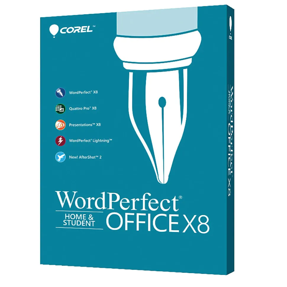 Corel® WordPerfect® Office X8 Home & Student Edition, Disc