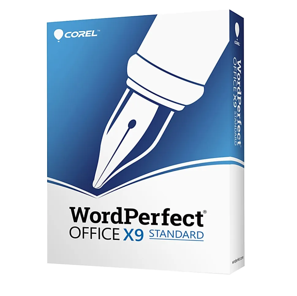 Corel® WordPerfect Office X9 Standard, Disc